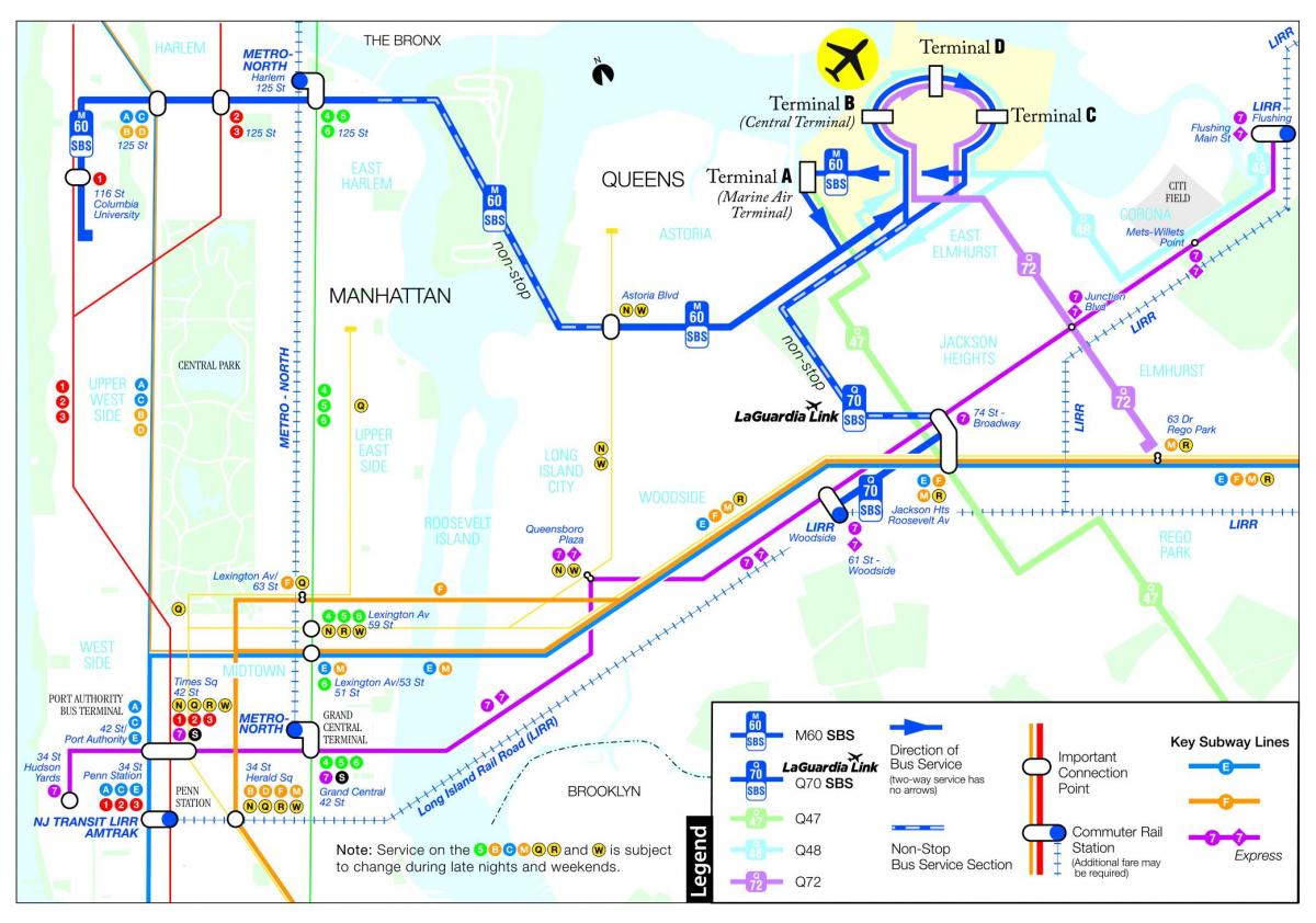 bản đồ của m60 xe buýt