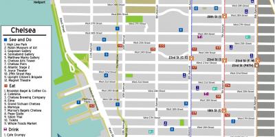 Bản đồ của Chelsea Manhattan