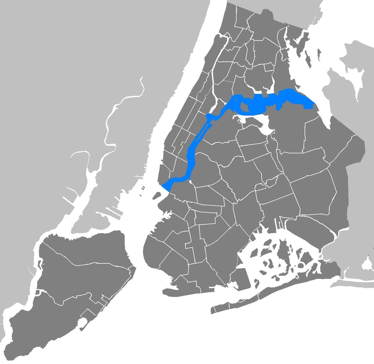bản đồ của Manhattan véc tơ