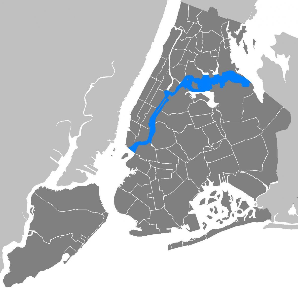 bản đồ của Manhattan véc tơ
