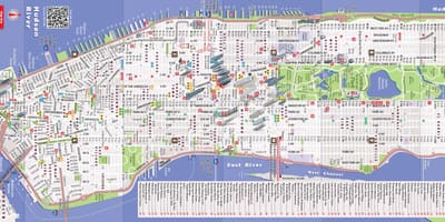 Chi tiết và bản đồ của Manhattan ny