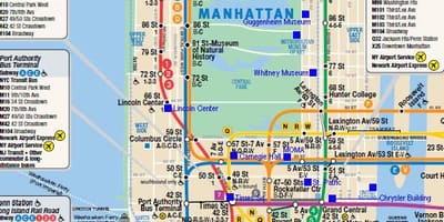 Manhattan bản đồ đường sắt