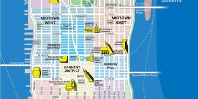 Bản Đồ Manhattan, New York