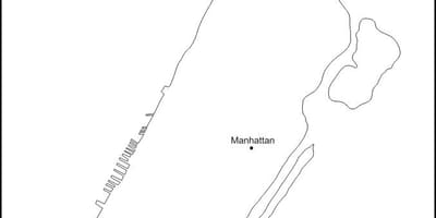 Bản đồ trắng của Manhattan